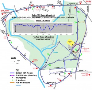 B10K Route 2011 Map